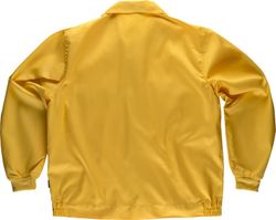 Jacke mit Nylonreißverschlüssen, elastischer Taille und zwei Brusttaschen Gelb