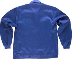 Jacke mit Nylonreißverschlüssen, elastischer Taille und zwei Azulina-Brusttaschen