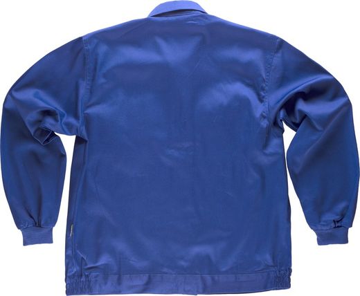 Jacke mit Nylonreißverschlüssen, elastischer Taille und zwei Azulina-Brusttaschen