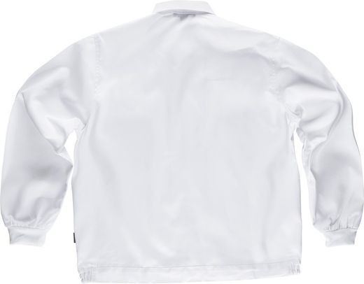 Cazadora con cremalleras de nylon Blanco