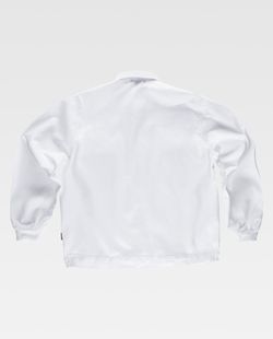 Cazadora con cremalleras de nylon Blanco