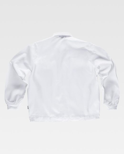 Cazadora con cremalleras de nylon Blanco