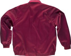 Jacke mit Nylonreißverschlüssen, elastischer Taille und zwei Granat-Brusttaschen