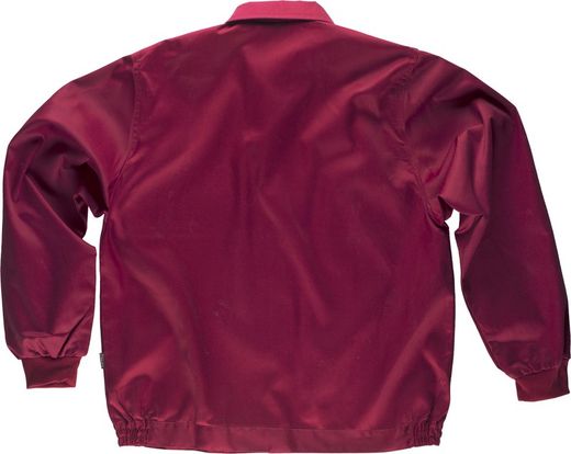 Jacke mit Nylonreißverschlüssen, elastischer Taille und zwei Granat-Brusttaschen