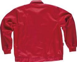 Cazadora con cremalleras de nylon Rojo