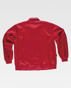 Cazadora con cremalleras de nylon Rojo