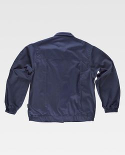 Reißverschlussjacke mit 2 dreifach genähten Brusttaschen Navy