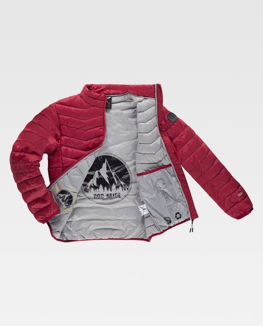 Cazadora Exterior 100% Nylon reciclado  Granate Ref: 12103106