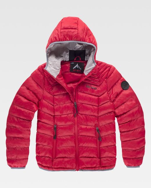 Veste extérieure 100% nylon de couleur marron Réf: 12103201
