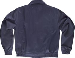 Feuerfeste Jacke, versteckter Reißverschluss 100% Baumwolle FIREWOOD CERTIFICATE EN11612 Navy