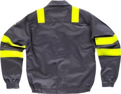 Cazadora ignífuga y antiestática Gris Amarillo