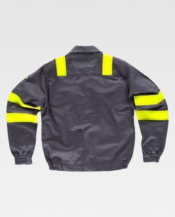 Cazadora ignífuga y antiestática Gris Amarillo