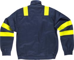 Cazadora ignífuga y antiestática Marino Amarillo
