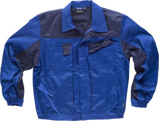 Veste ligne 1 empiècement et patte combinée, fermetures à glissière en nylon et sac pour téléphone portable sur la poitrine Hôtesse de l'air Marine
