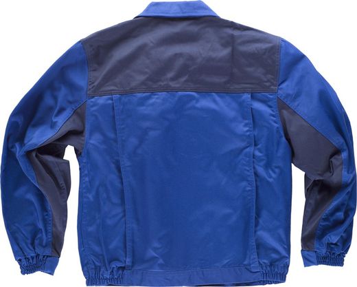 Jacke Linie 1 Passe und kombinierte Knopfleiste, Nylon-Reißverschlüsse und Handytasche auf der Brust Stewardess Navy