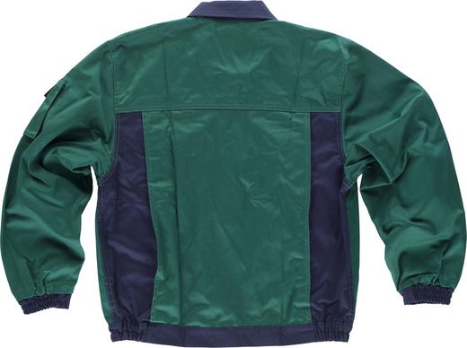 Line 2 Jacke mit kombinierter Taille und Knopfleiste, Nylonreißverschlüssen und Ärmeltasche Marinegrün