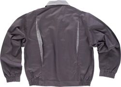 Giacca combinata linea 3, elastico in vita e due pettorali grigio grigio