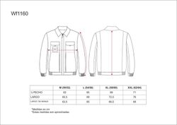 Kombinierte Jacke der Linie 3, elastische Taille und zwei Brusttaschen in Marinegrau