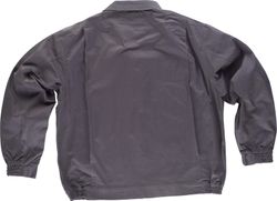 4-Linien-Jacke mit elastischer Taille und zwei Brusttaschen Grau