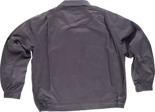 4-Linien-Jacke mit elastischer Taille und zwei Brusttaschen Grau