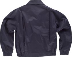 Giacca a 4 linee con elastico in vita e due borse sul petto blu scuro