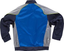 Cazadora linea 5 combi 3 colores Cremallera de nylon recta Azulina Gris Claro Marino