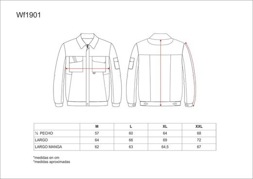 Jacket line 9 combined with zip closure fabric Beaver Nylon Navy Gray