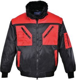 Cazadora Pilot bicolor