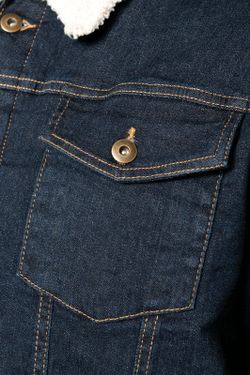 Cazadora vaquera forro sherpa hombre