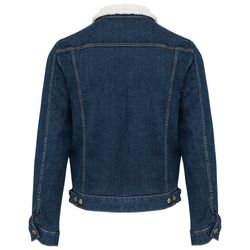 Cazadora vaquera forro sherpa hombre