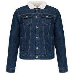 Cazadora vaquera forro sherpa hombre