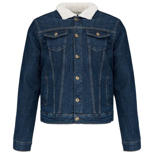 Cazadora vaquera forro sherpa hombre