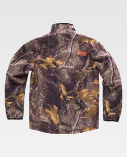 Workshell-Jacke mit Aufdruck, mit 2 Seitentaschen und 2 Brusttaschen Camouflage Forest Brown