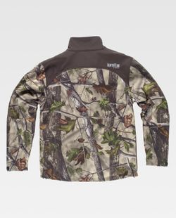 Workshell-Jacke mit Aufdruck, mit 2 Seitentaschen und 2 Brusttaschen Camouflage Forest Green Brown