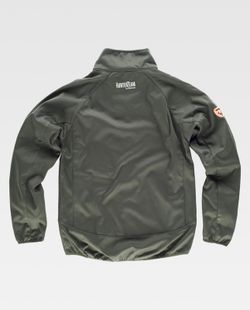 Kombinierte leichte Workshell-Jacke mit 2 Seitentaschen Forest Green