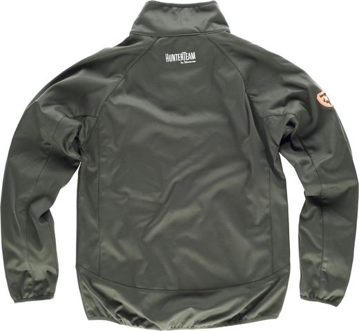 Kombinierte leichte Workshell-Jacke mit 2 Seitentaschen Forest Green