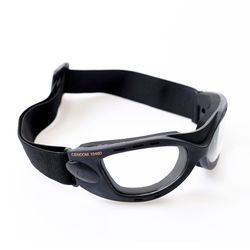 CENCOM, gafa estilo aviador ventilada, ocular claro 1F