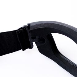 CENCOM, gafa estilo aviador ventilada, ocular claro 1F