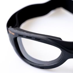 CENCOM, gafa estilo aviador ventilada, ocular claro 1F