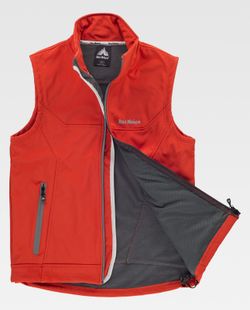 Chaleco 96% Poliéster 4% Elastano Rojo