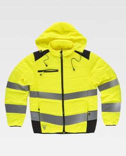 Chaleco acolchado Amarillo / Negro