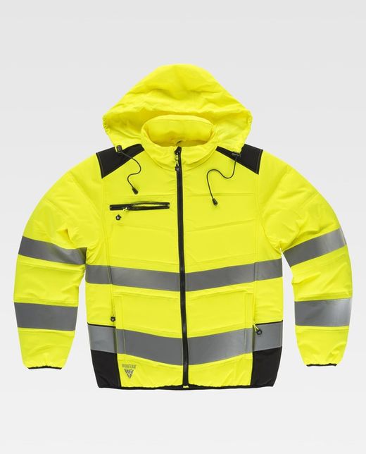 Chaleco acolchado Amarillo / Negro