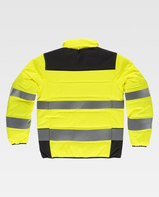 Chaleco acolchado Amarillo / Negro