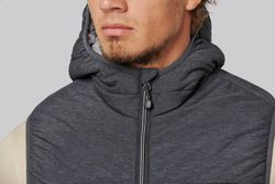 Gilet imbottito con cappuccio per adulti