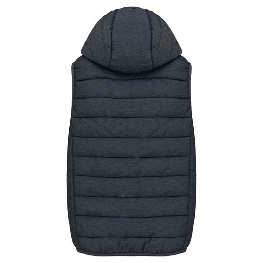 Gilet imbottito con cappuccio per adulti