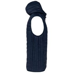 Gilet imbottito con cappuccio per adulti