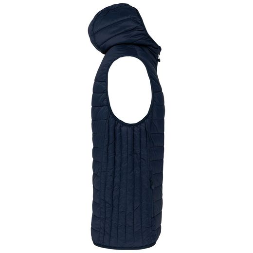 Gilet imbottito con cappuccio per adulti