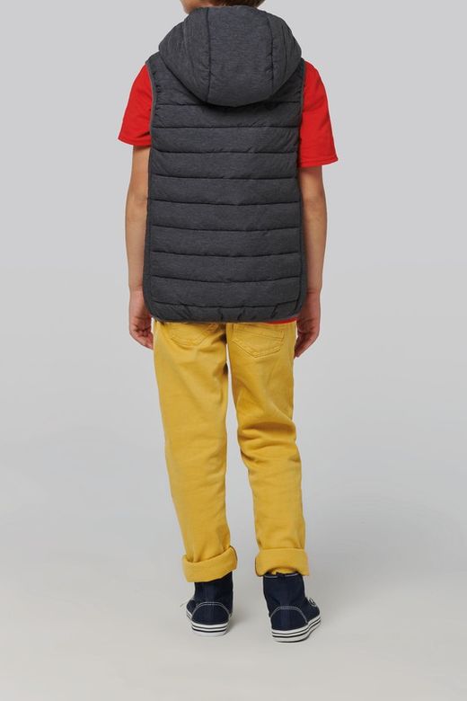 Gilet rembourré à capuche pour enfants