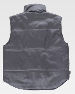 Gepolsterte Weste, Mehrfachtasche mit Windjacke 100% Cotton Grey
