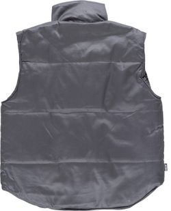 Gepolsterte Weste, Mehrfachtasche mit Windjacke 100% Cotton Grey